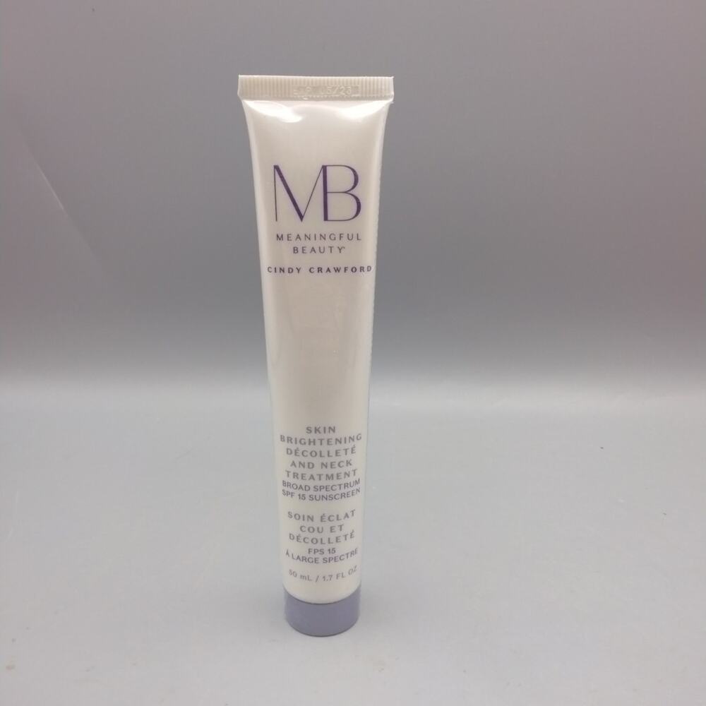 Meaningful Beauty Skin Brightening Neck Decollete Cream Cindy Crawford 1.7 oz
